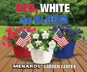 Red, White, and Bloom: Menards Garden Center