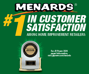 Menards - #1 in customer satisfaction among home improvement retailers. For JD Power 2026 award information, visit jdpower.com/awards